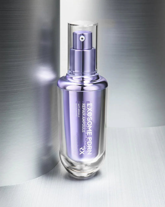 Este sérum concentrado combina exosomas de última generación con PDRN (ADN de salmón) para regenerar la piel desde las capas más profundas