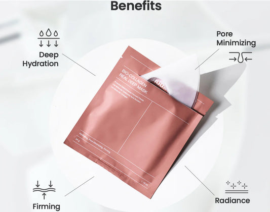Mascarilla coreana Biodance de colágeno real para firmeza y glow.