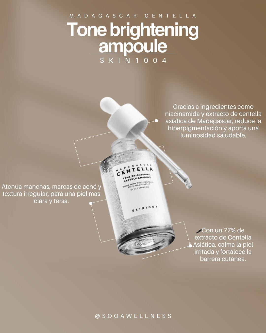 Skin1004 Madagascar Centella Tone Brightening Capsule Ampoule