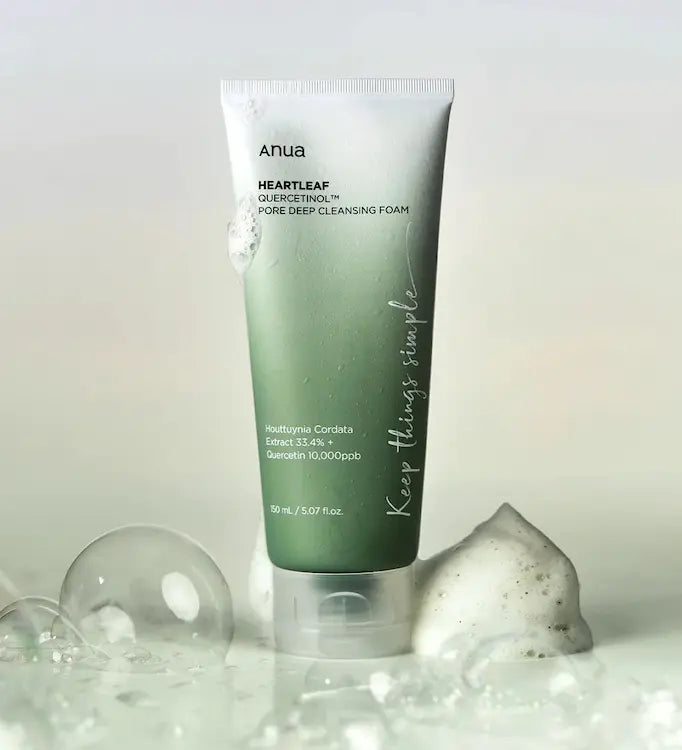 Anua Quercetinol pore deep cleasing foam