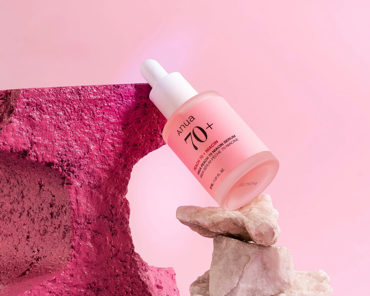 Serum iluminador coreano vegano para piel opaca con manchas