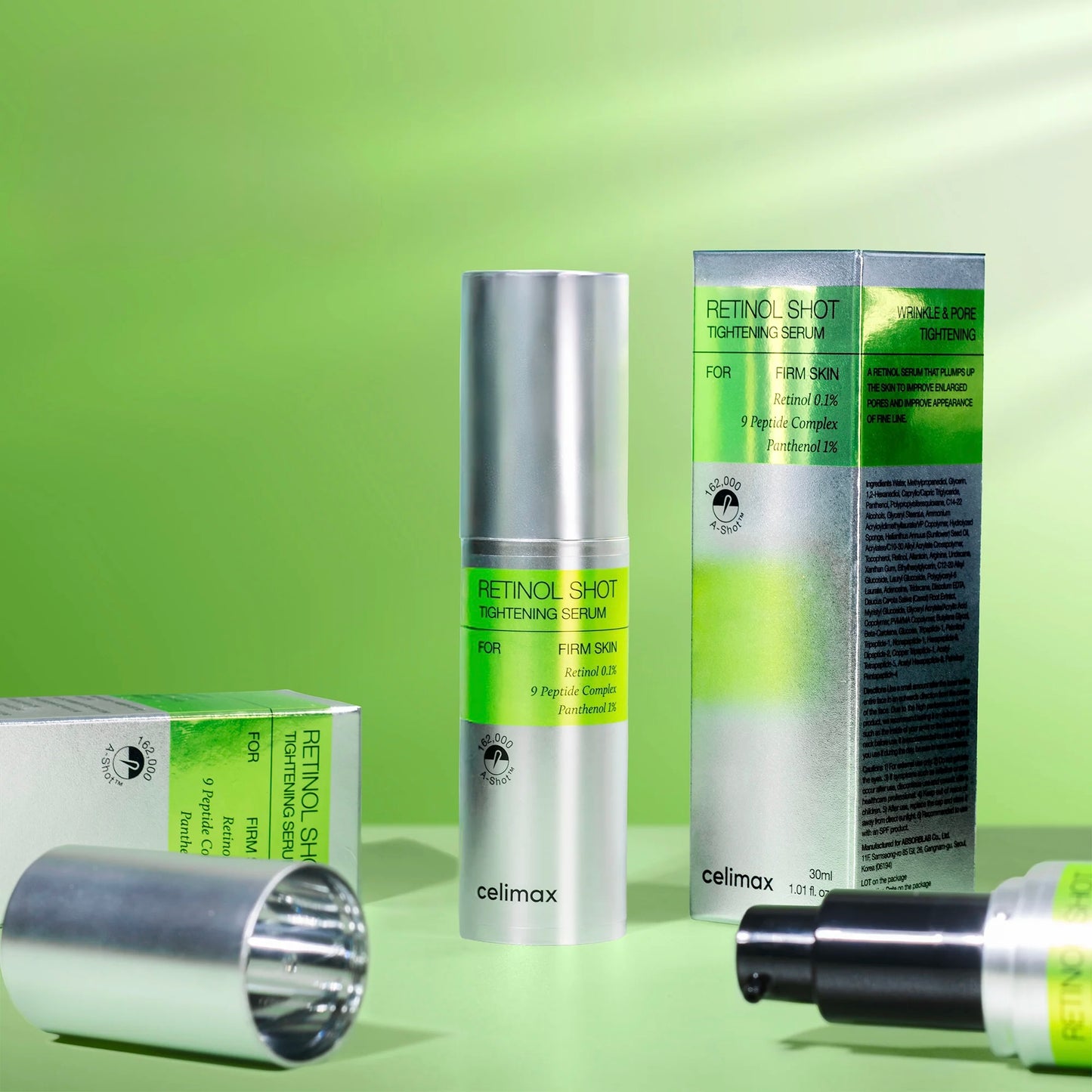 Serum con retinal para piel sensible, combate arrugas y mejora textura
