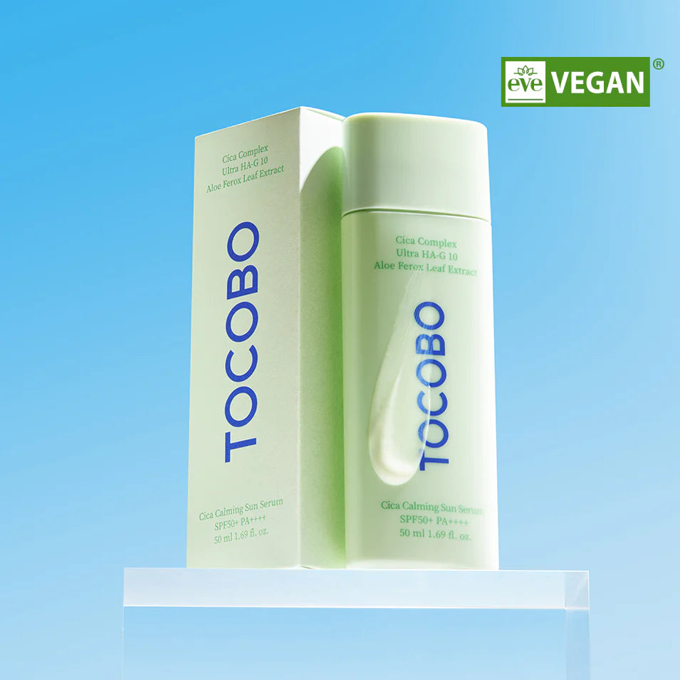 Tocobo Cica Calming Sun Serum con alta protección UV y efecto calmante
