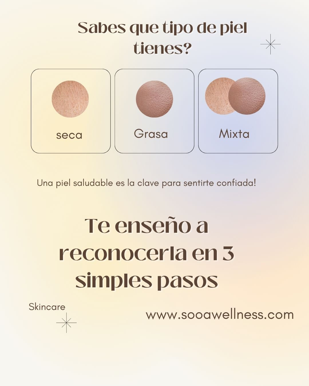 Como identificar tu tipo de piel de manera sencilla - mixta grasa seca