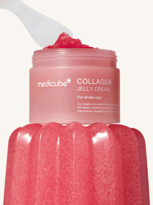 Crema tipo gelatina con colágeno encapsulado, ideal para mejorar firmeza, elasticidad e hidratación en pieles que comienzan a notar pérdida de tono.