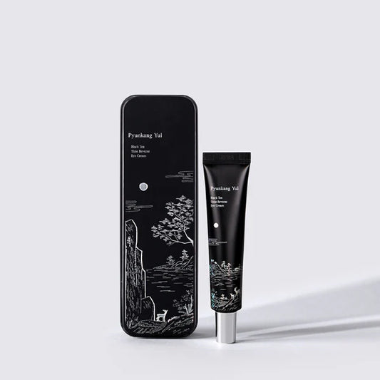 Crema para contorno de ojos Pyunkang Yul con té negro y péptidos antiedad