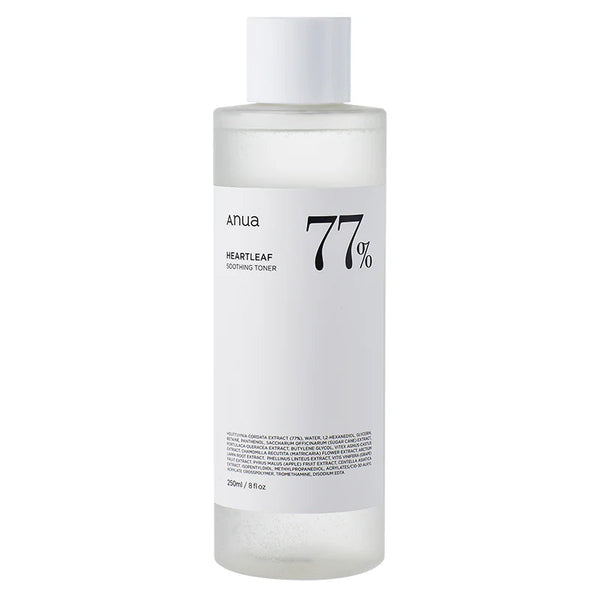 Tónico coreano con extracto de heartleaf al 77% para piel sensible