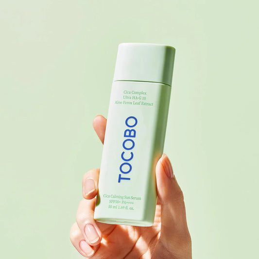 Tocobo Sun Serum con centella asiática para piel sensible y con acné